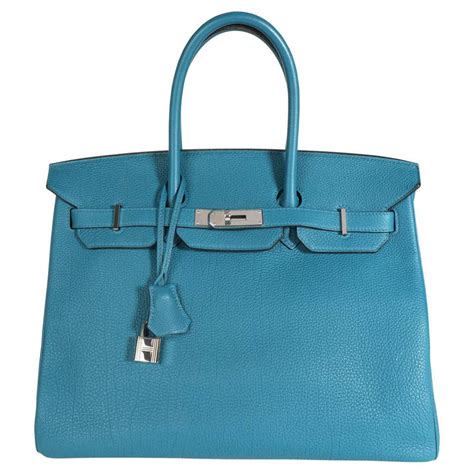 Hermès Blue Electric Epsom 30 cm Birkin with Palladium 